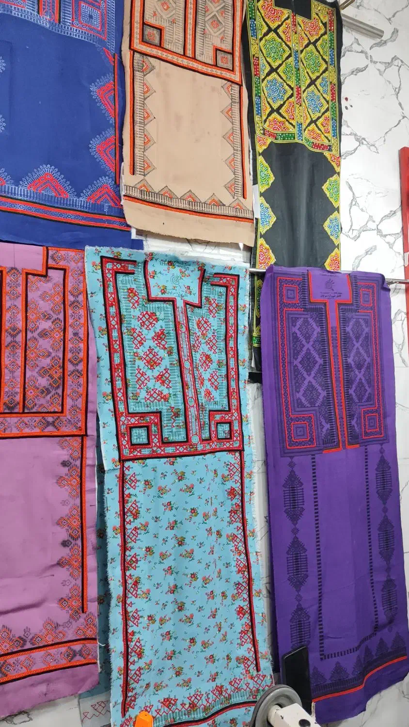 کشوک دوزی و گلدوزی|لباس|سراوان, |دیوار