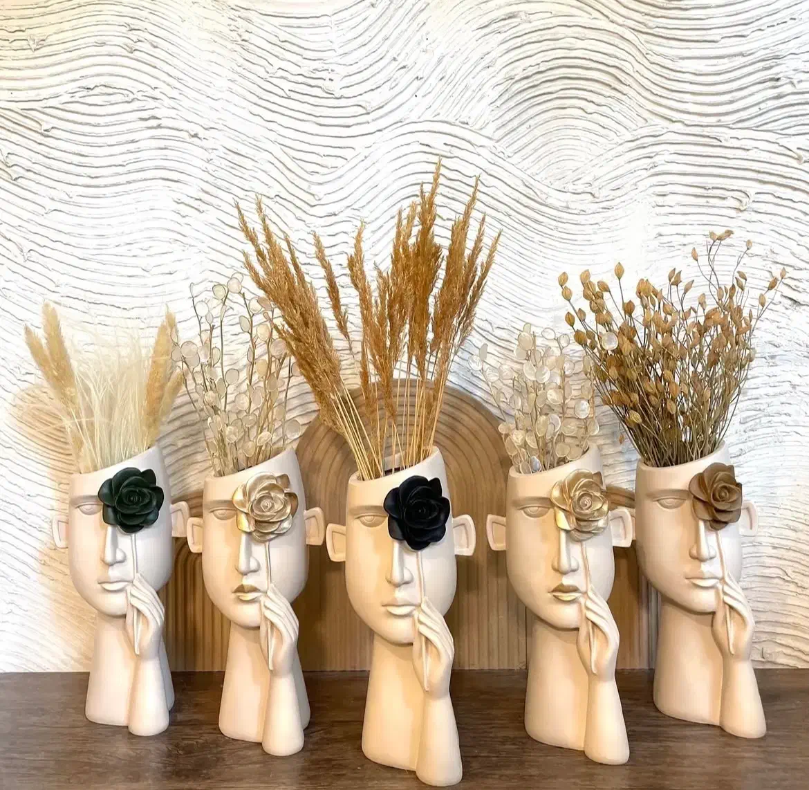 دکوری و گلدان گل چشم خاص|مجسمه، تندیس، ماکت|تهران, مجیدیه|دیوار