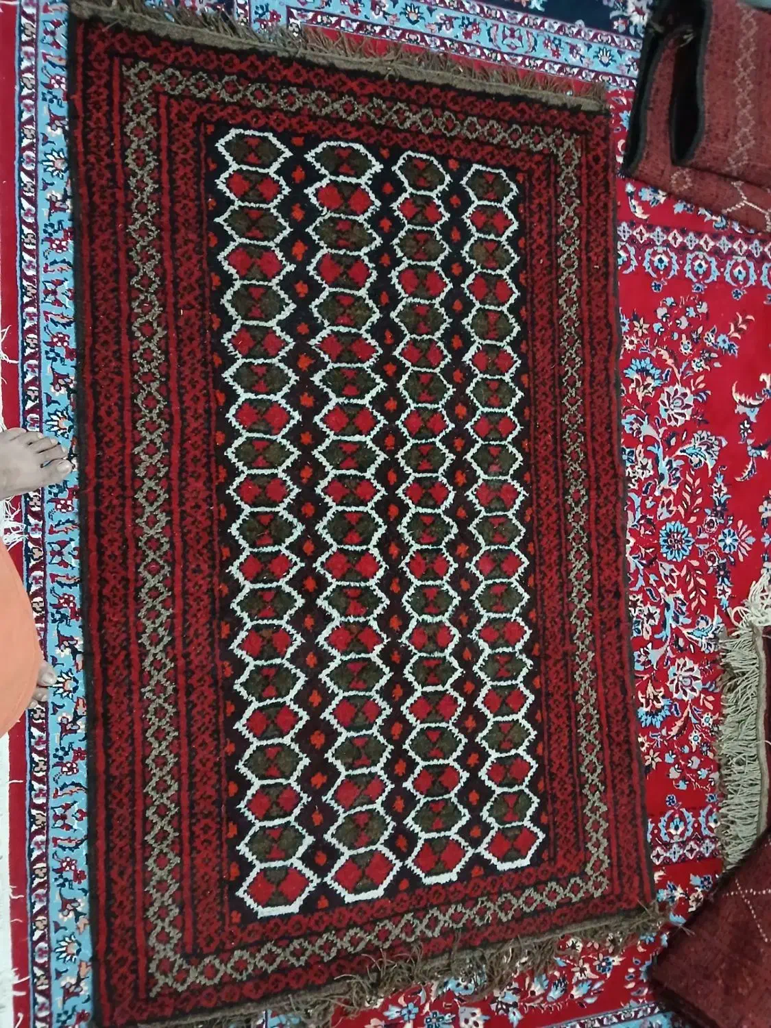 قالیچه دست بافت پشمی|فرش|مشهد, جانباز|دیوار