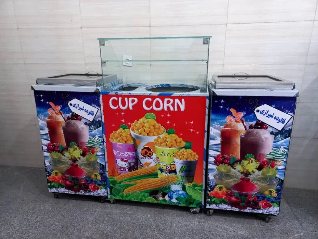 کانتر ذرت مکزیکی استیکردار مشکی قرمز|فروشگاه و مغازه|شیراز, ارم|دیوار