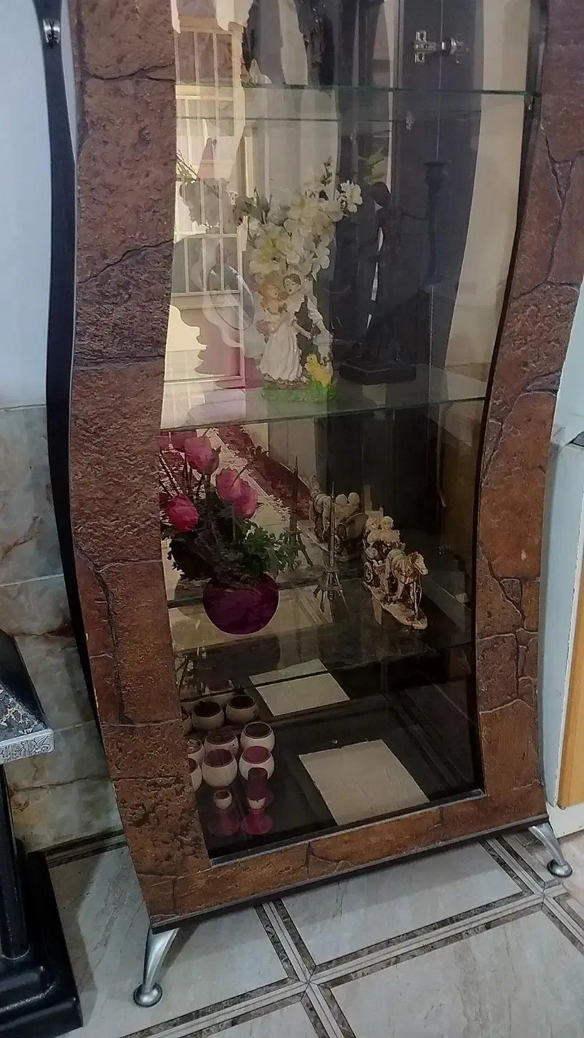 ویترین طرح سنگ|بوفه، ویترین، کنسول|شیراز, شریف‌آباد|دیوار