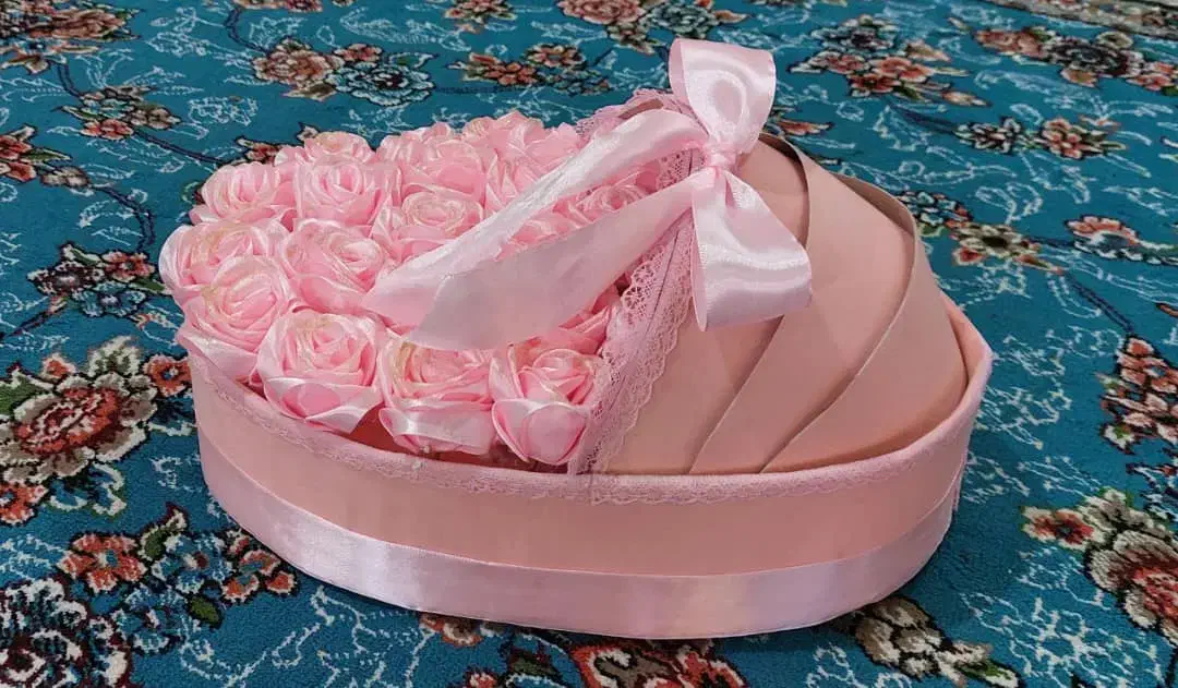 انواع رنگ گل روبانی شاخه ای ۱۵ تومن|گل مصنوعی|رفسنجان, |دیوار