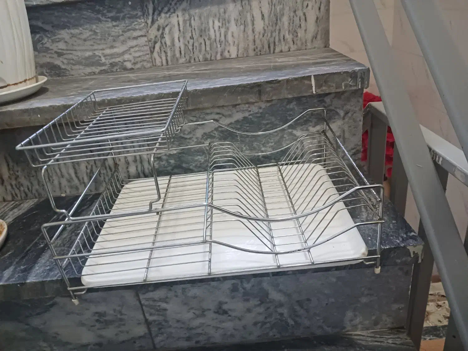 آب چکان استیل|آب‌چکان و نظم‌دهنده ظروف|ری, حمزه‌آباد|دیوار