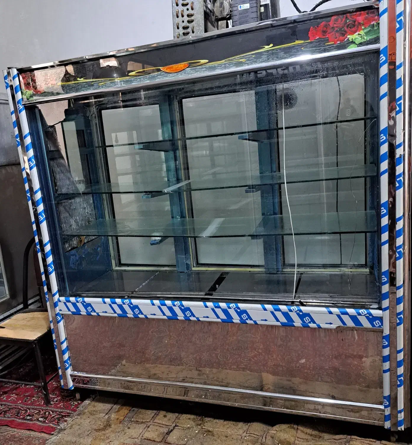 یخچال تمام استیل ایستاده ویترینی سالم موتورفابریک|فروشگاه و مغازه|شهریار, شهریار|دیوار