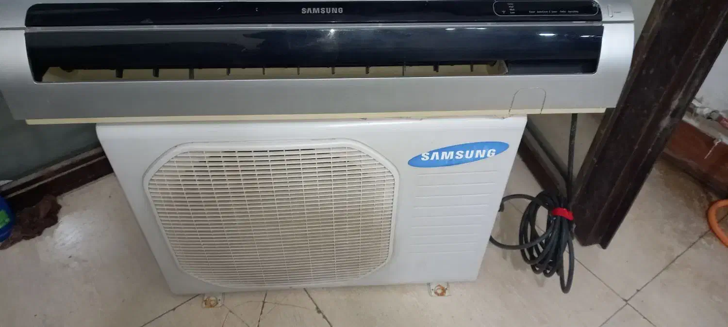 اسپیلت سامسونگ ۱۲ هزار فابریک و عالی|کولر گازی و فن‌کوئل|گالیکش, |دیوار