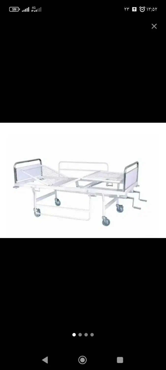 تخت بیمارستانی اهرم دار همراه تشک اجاره|پزشکی|بوکان, |دیوار