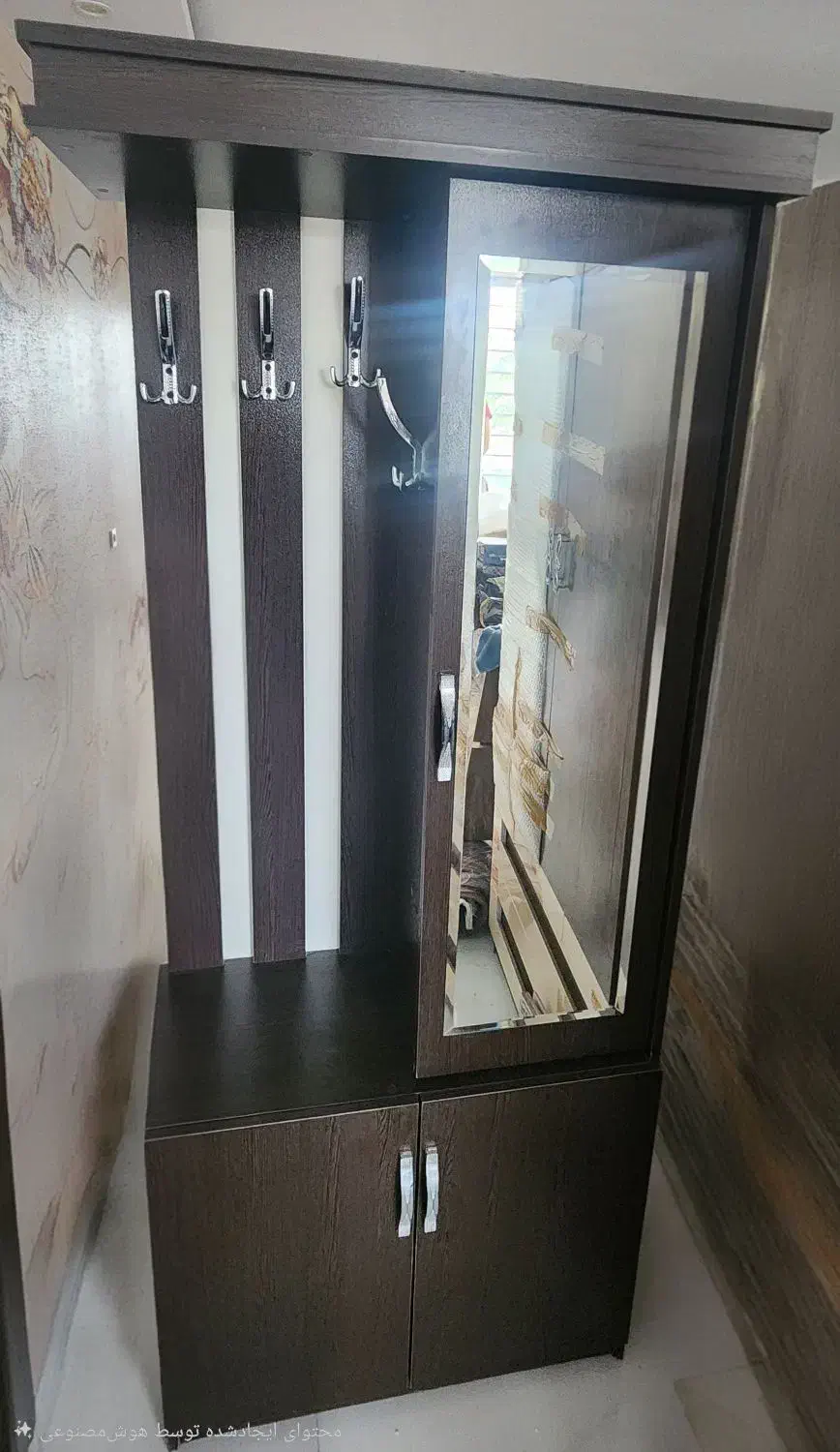 کمد دیواری آینه دار|جاکفشی، کمد، دراور|چمستان, |دیوار