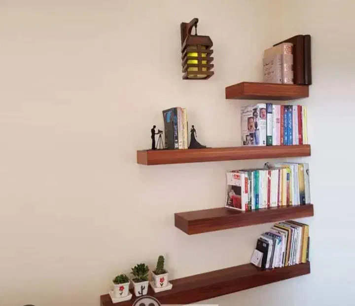 شلف ۴ سایز|کتابخانه، شلف، قفسه‌های دیواری|اراک, |دیوار
