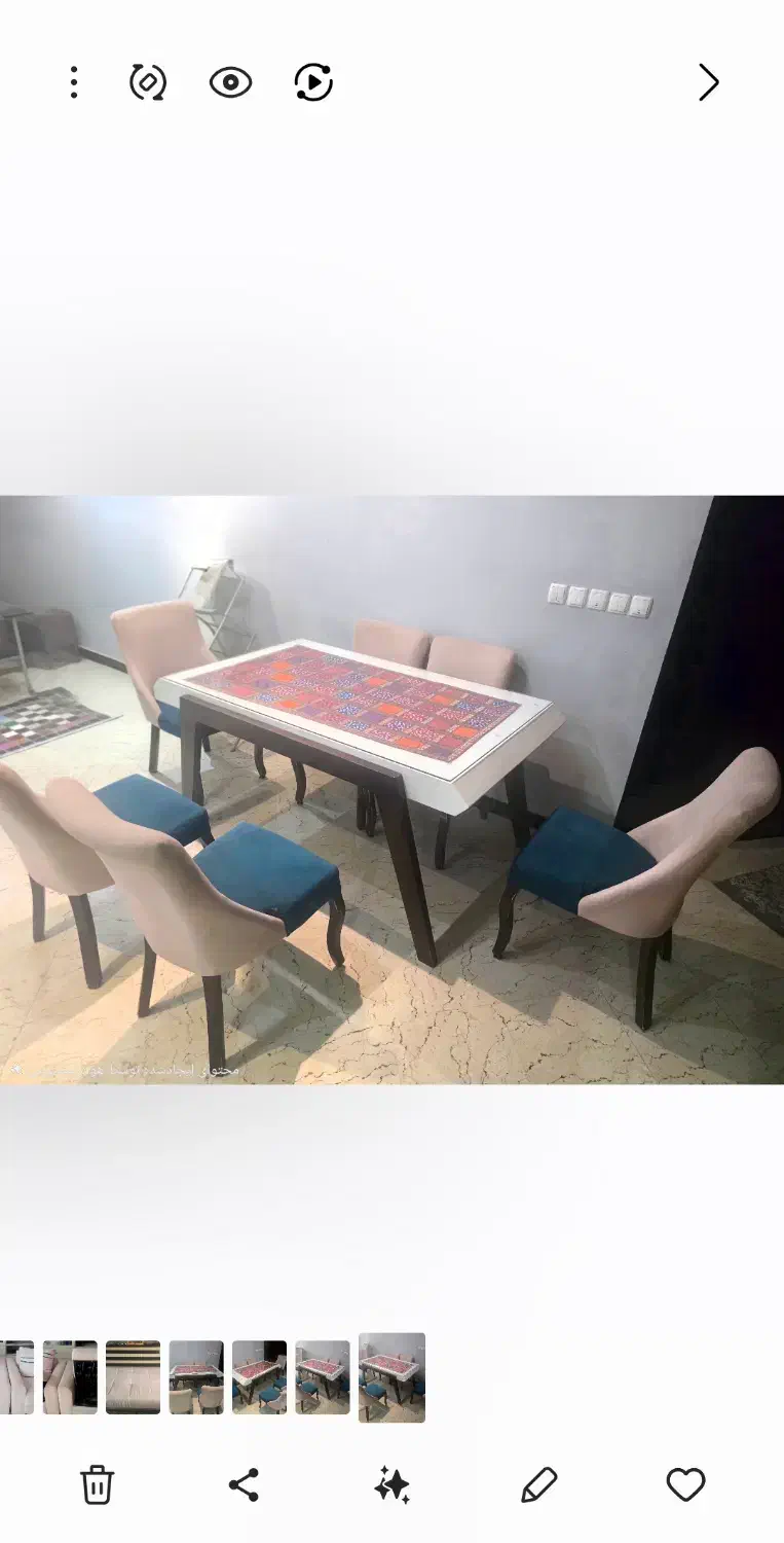 میز ناهارخوری|میز و صندلی غذاخوری|تهران, باغ فیض|دیوار