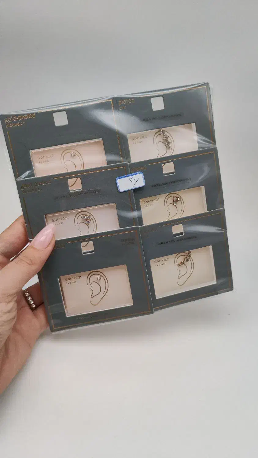 پک شش عددی پیرسینگ ابکاری طلا|بدلیجات|تهران, پامنار|دیوار