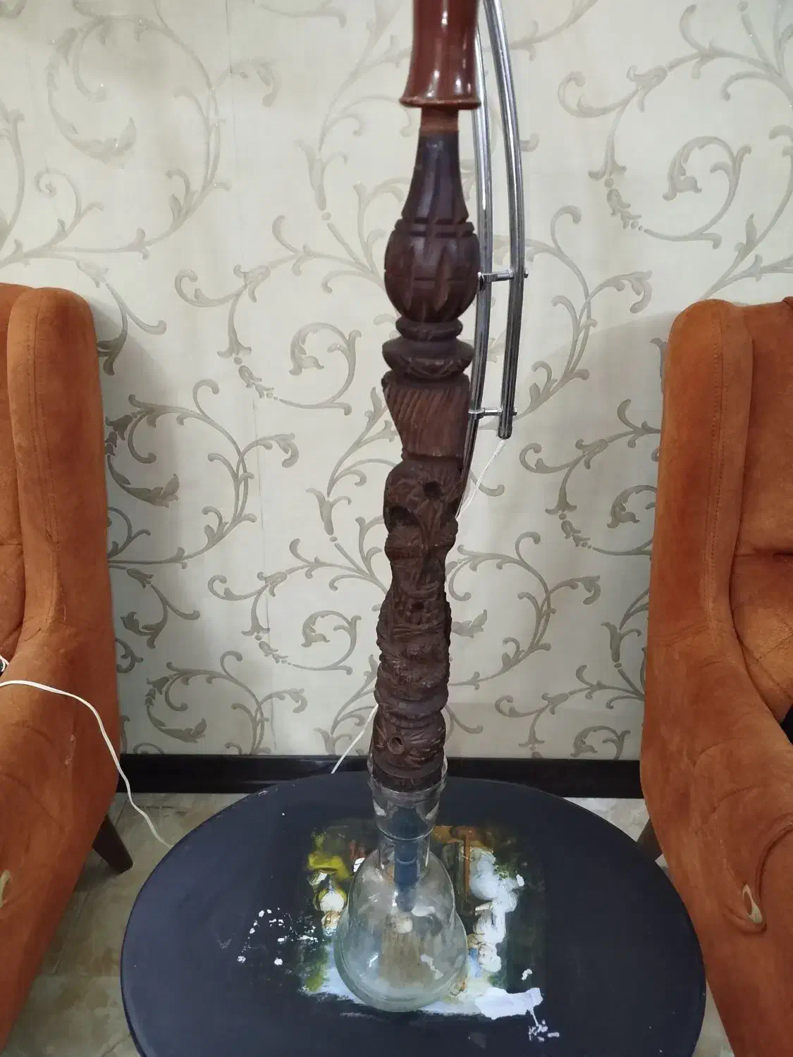 قلیون میوه ای چوب گردو|کلکسیون و سرگرمی|مشهد, شهرک امام هادی (شهرک غرب)|دیوار