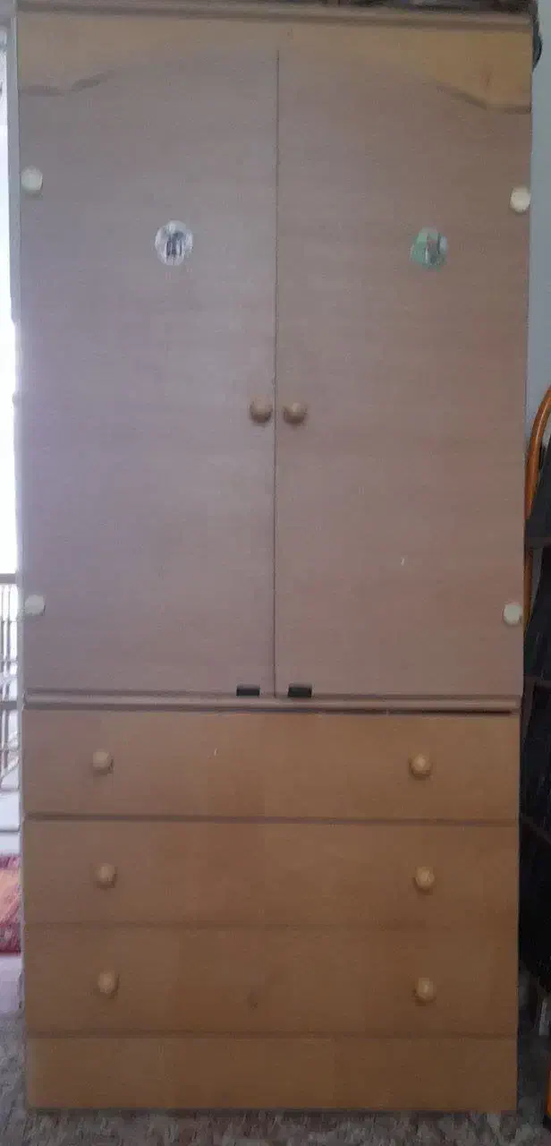 کمد چوبی|جاکفشی، کمد، دراور|شیراز, اصلاح‌نژاد|دیوار