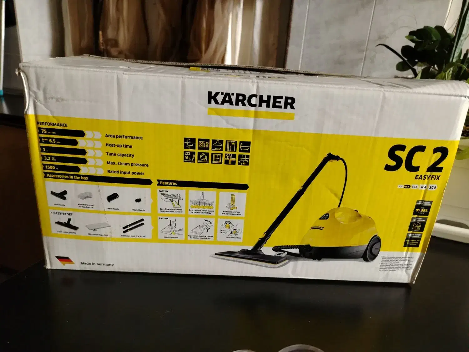 بخارشوی آلمانی کارشر karcher sc2|جاروبرقی، جارو شارژی، بخارشو|کرمان, |دیوار