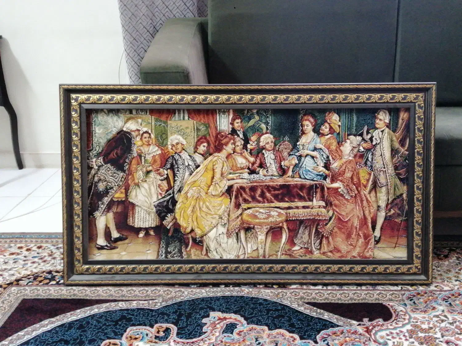 دو عدد تابلو فرش|تابلو فرش|اصفهان, بهارستان|دیوار