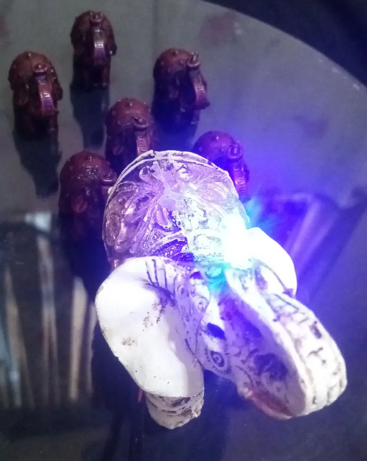 مجسمه فیل ۷تایی جنس پلی استر|مجسمه، تندیس، ماکت|شاهین‌شهر, شهرک گلدیس|دیوار