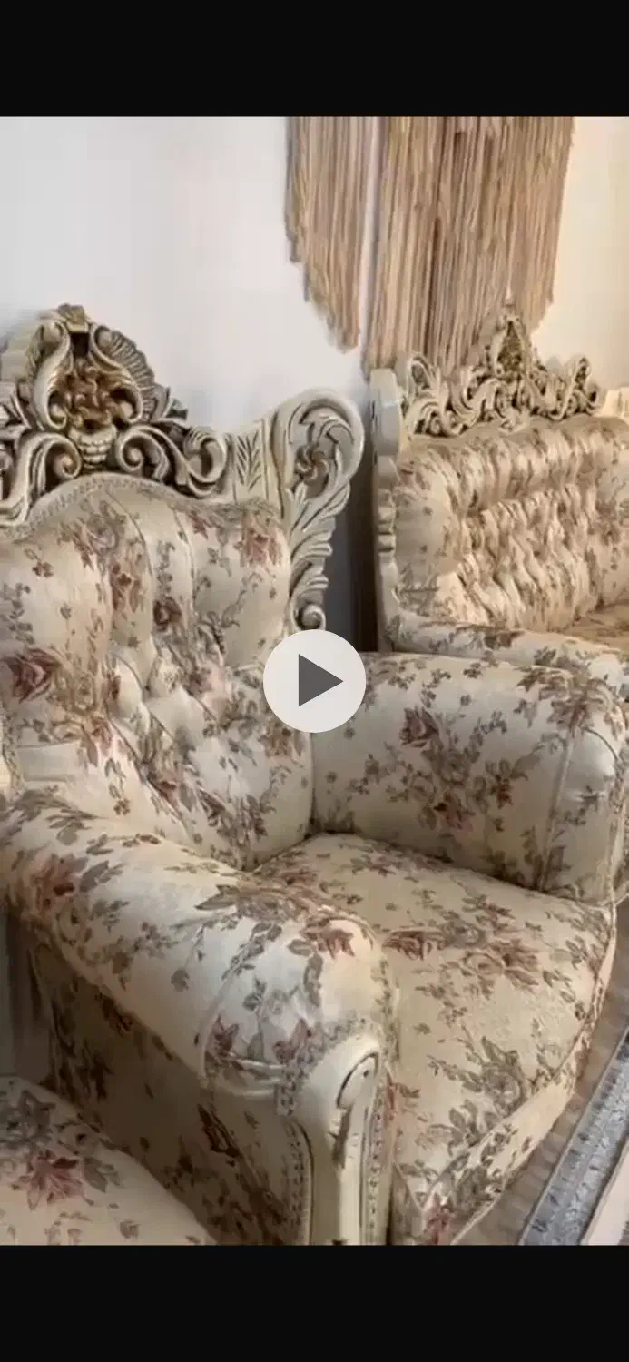 مبل سلطنتی|مبلمان خانگی و میز عسلی|گالیکش, |دیوار