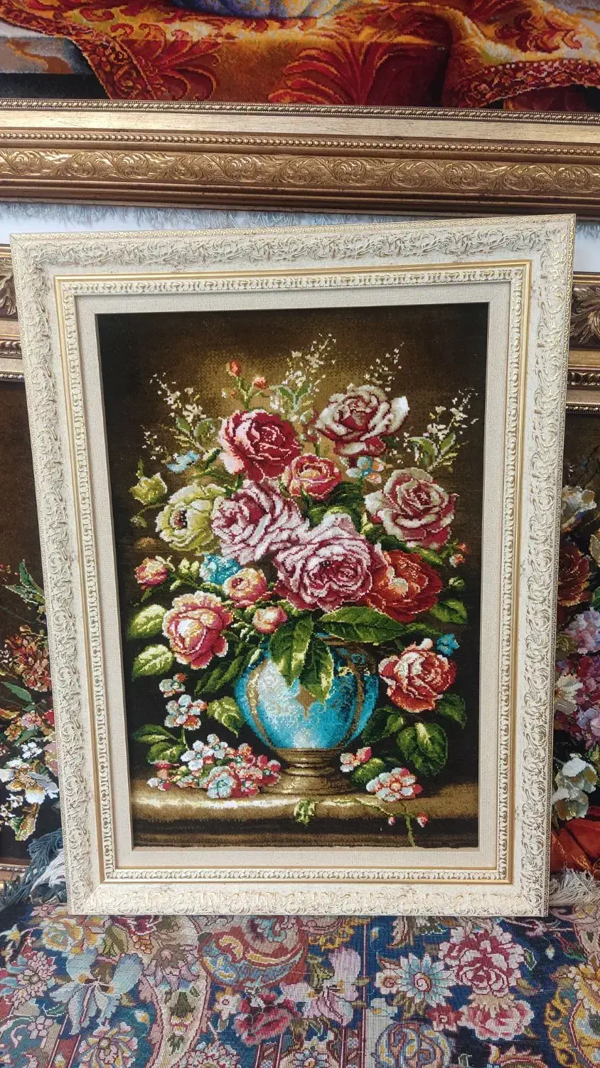 تابلو فرش های.گل و گلدان. کوچک کادویی|تابلو فرش|تهران, پونک|دیوار