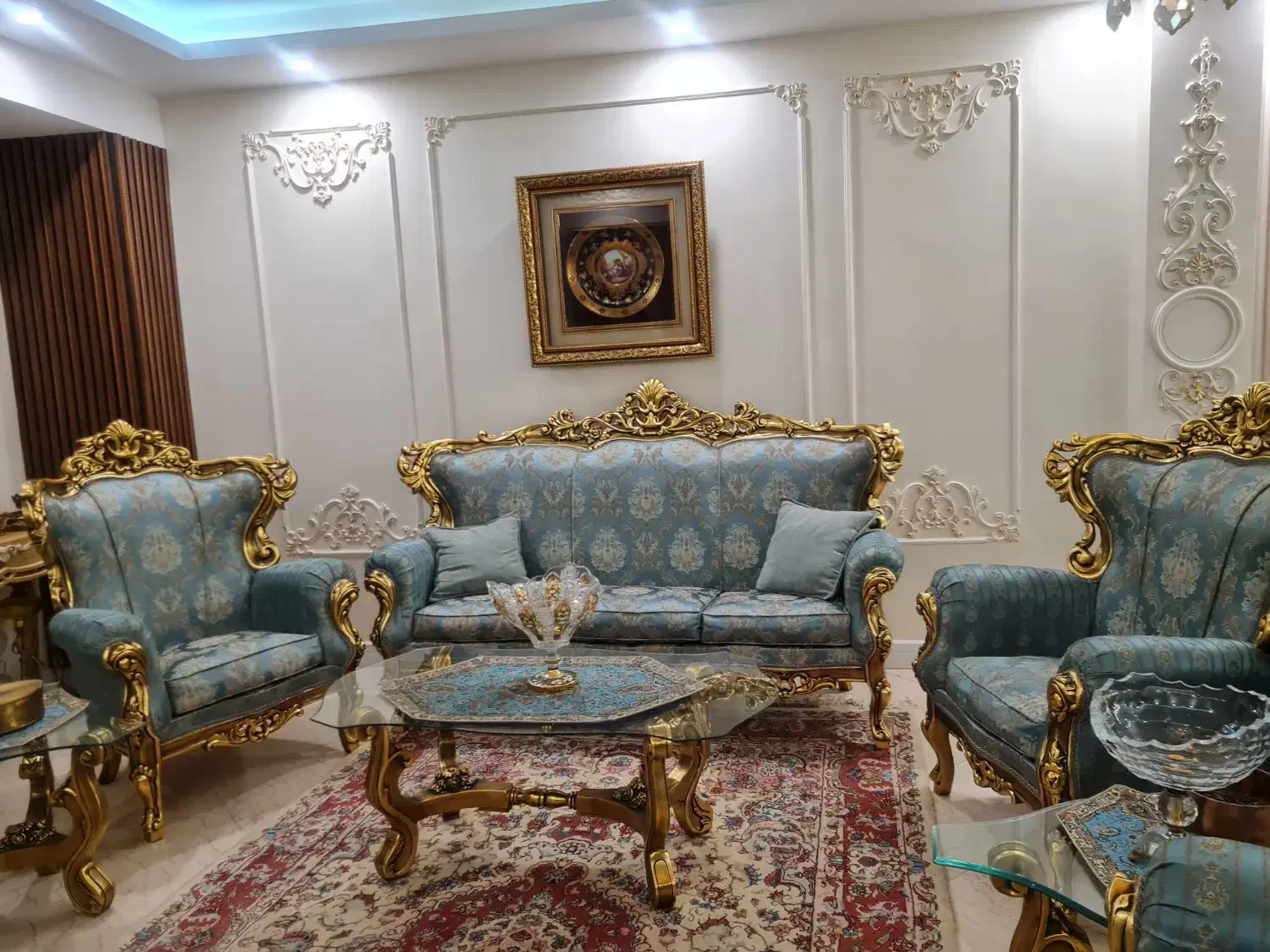 مبل سلطنتی ۷ نفره|مبلمان خانگی و میز عسلی|تهران, مدائن|دیوار