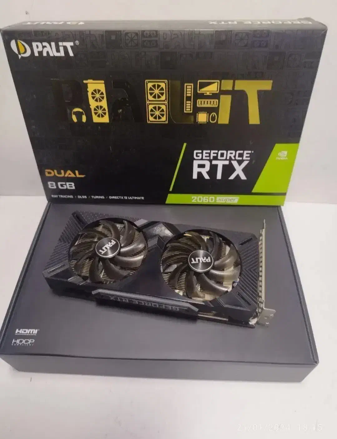 RTX 2060 SUPER 8G PALIT|قطعات و لوازم جانبی رایانه|خرم‌آباد, |دیوار