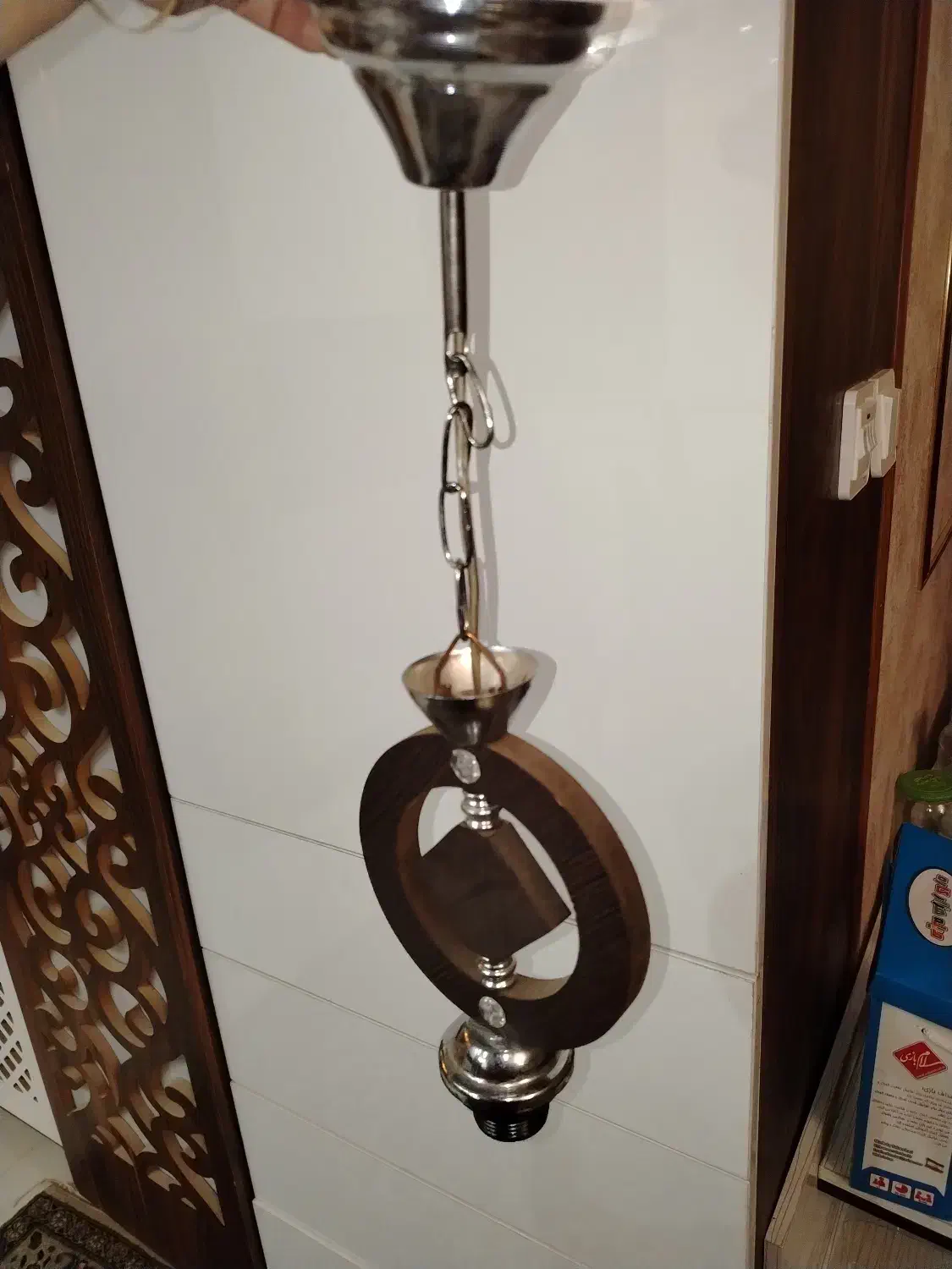 لوستر چوبی|لوستر و چراغ آویز|اصفهان, شهریار|دیوار