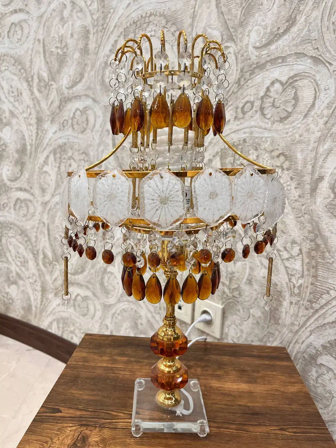 آباژور کریستال|لوستر و چراغ آویز|کاشان, شهرک امیرالمومنین|دیوار