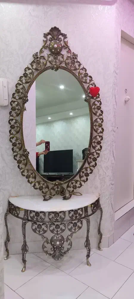 اینه و کنسول برنزی|بوفه، ویترین، کنسول|سهند, |دیوار