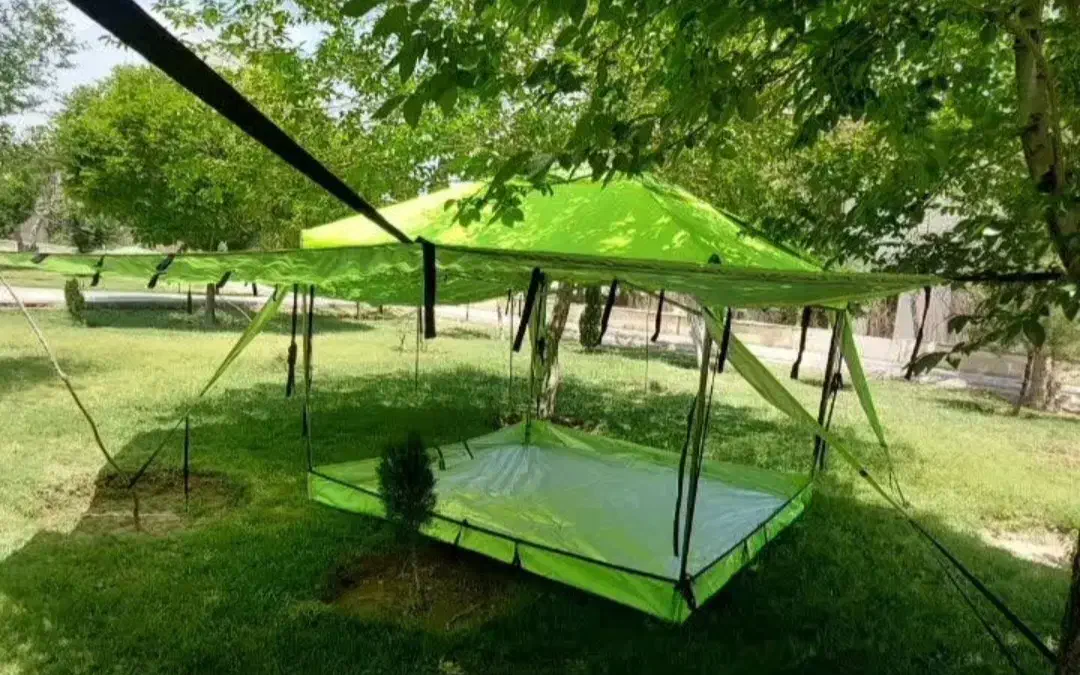 سایبان سه در سه برند آلومانت|کوهنوردی و کمپینگ|اصفهان, آفاران|دیوار