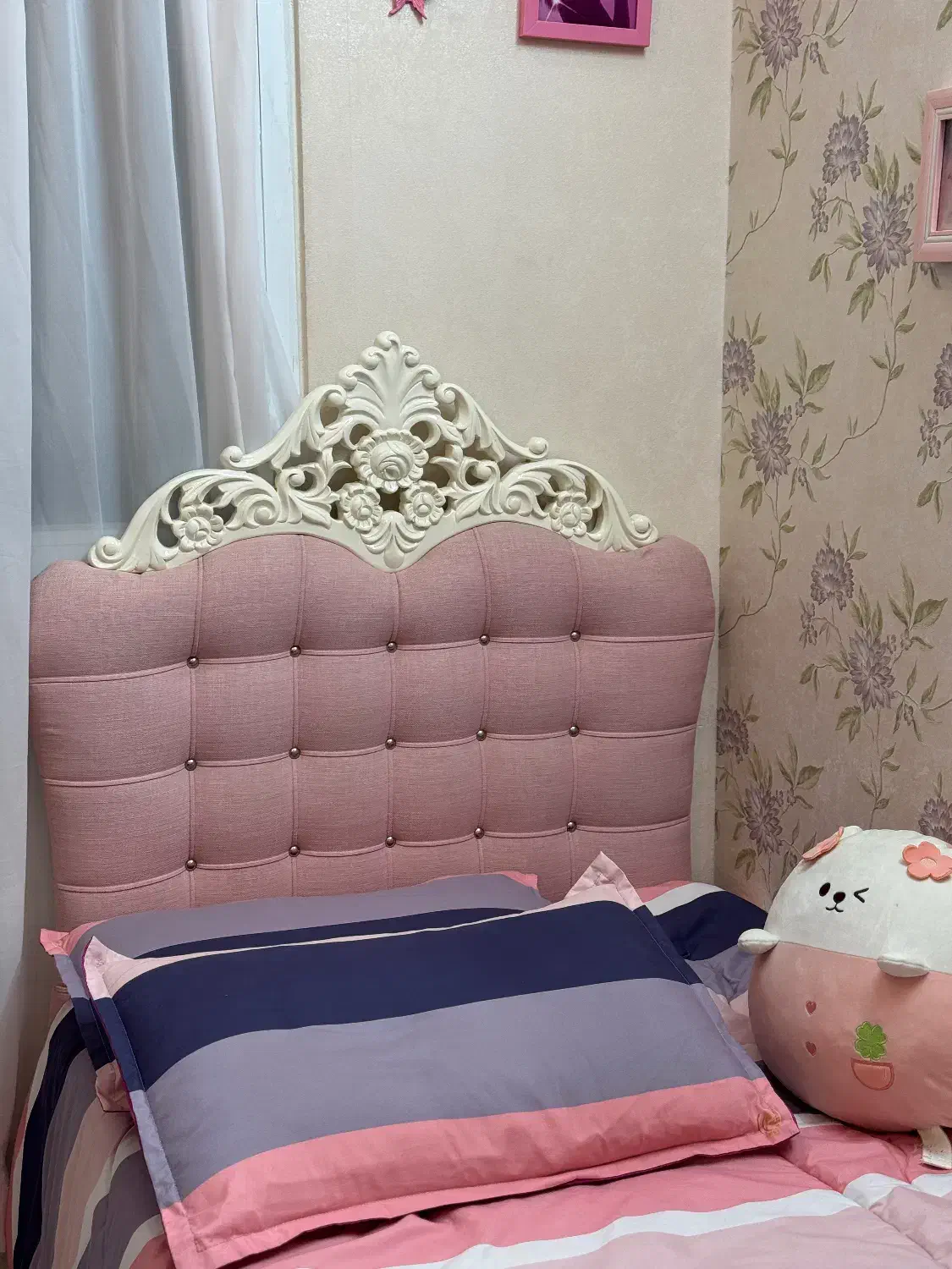 تخت لمسه.تخته چستر.تخت صورتی.|تخت و سرویس خواب|مشهد, صیاد شیرازی|دیوار
