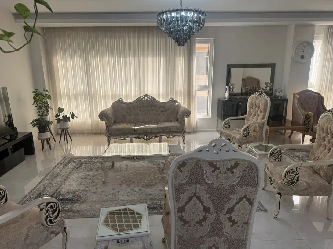 مبل نیمه استیل در حد نو|مبلمان خانگی و میز عسلی|فیروزکوه, |دیوار