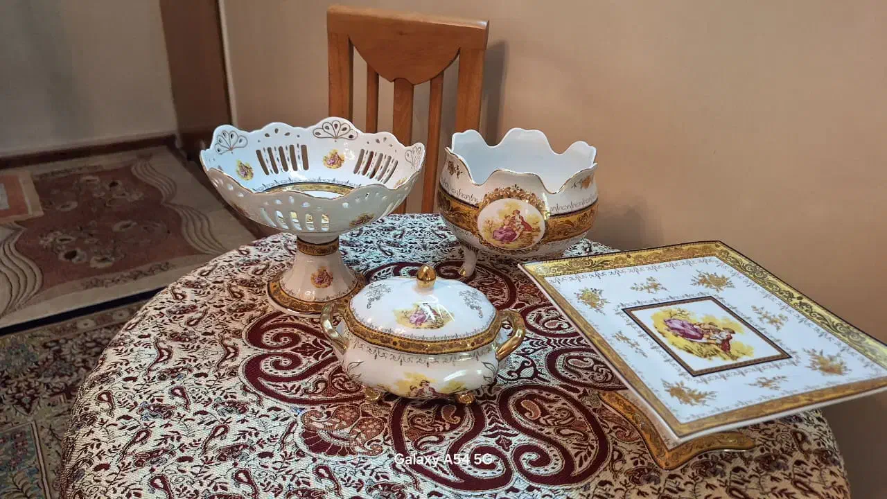 سرویس چینی اصلا طلاکوب پذیرایی|ظروف سرو و پذیرایی|تهران, ائمه اطهار|دیوار