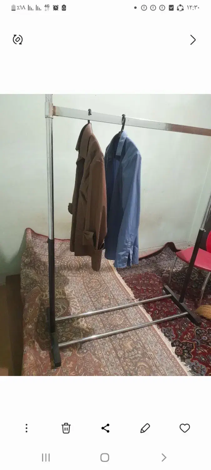 رگال|بندرخت و رخت‌آویز|اصفهان, خانه اصفهان|دیوار