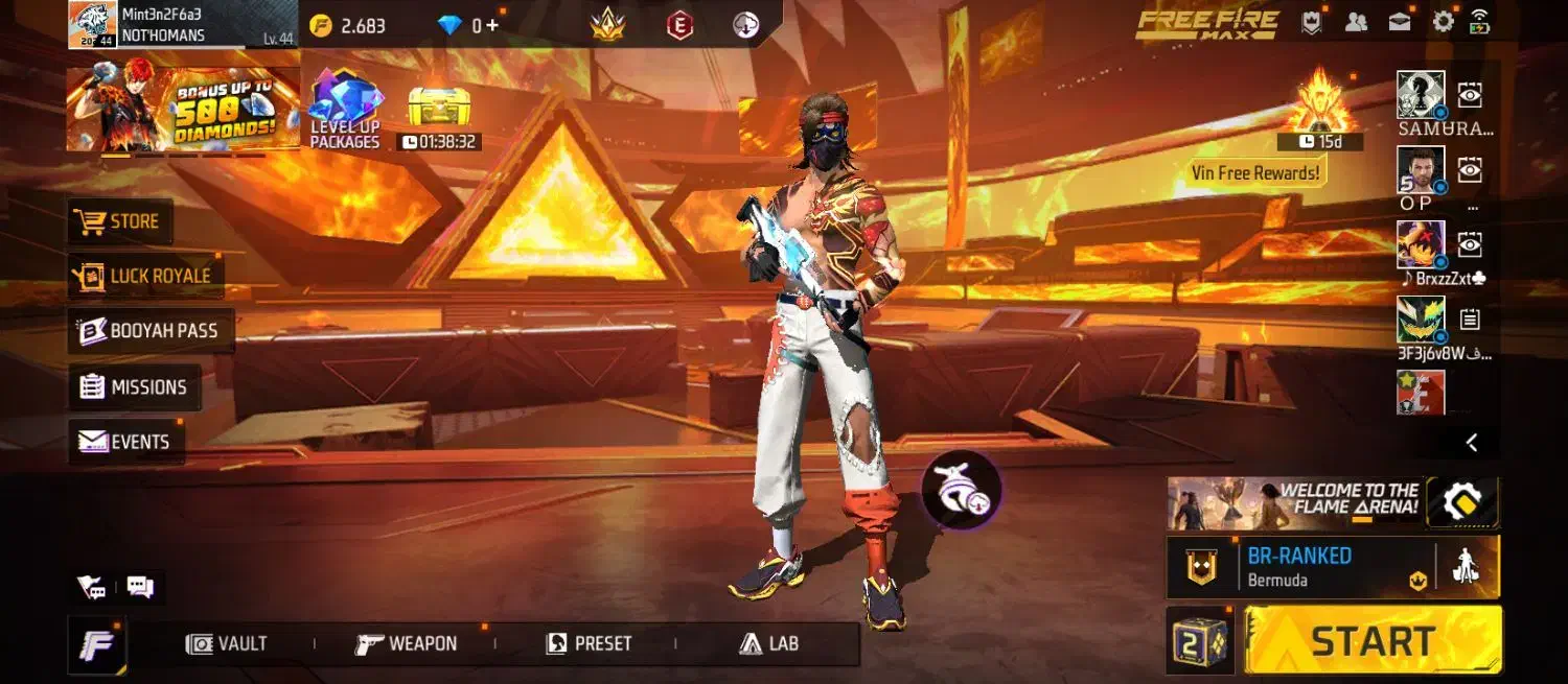 اکانت فری فایر|کنسول، بازی ویدئویی و آنلاین|جیرفت, |دیوار