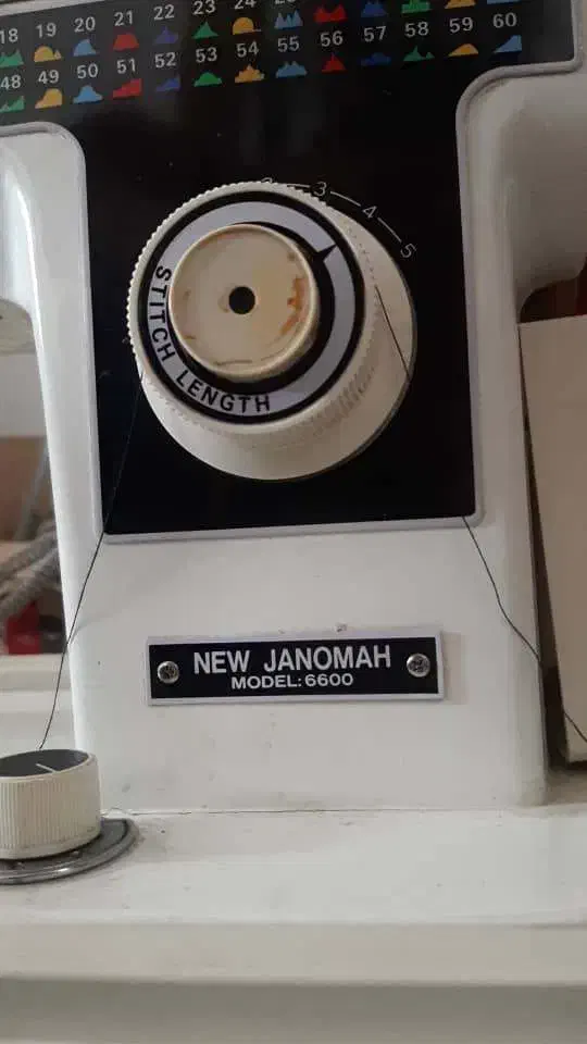 چرخ خیاطی و گلدوزی ژانومه 6600 اصل ژاپن ، در حد نو|چرخ خیاطی و ریسندگی|تربتحیدریه, شهید قرنی|دیوار