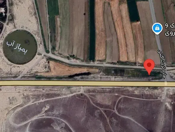 زمین بر جاده اصلاندوز پارساباد|فروش زمین و ملک کلنگی|اصلاندوز, |دیوار