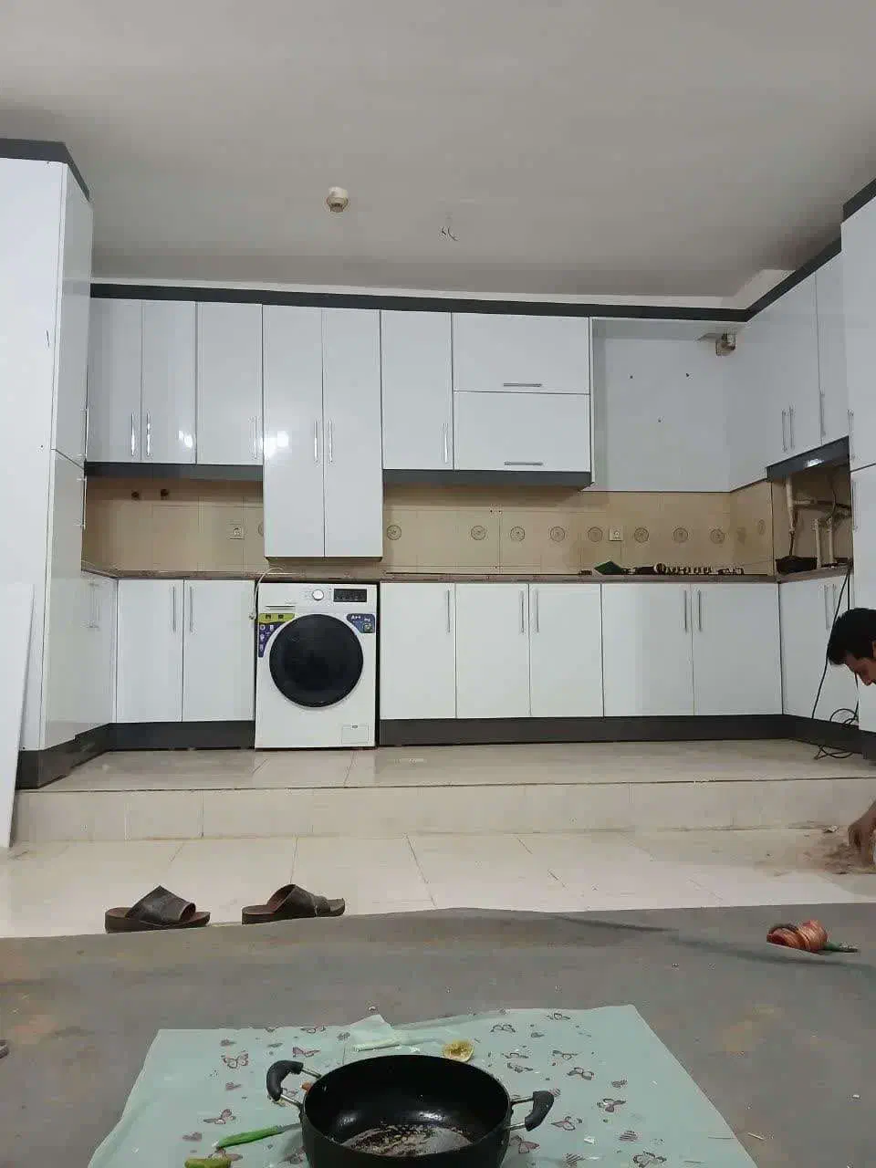 جذابیت کابینت های MDF/با طرح سفید مشکی/698|مصالح و تجهیزات ساختمان|اردبیل, |دیوار