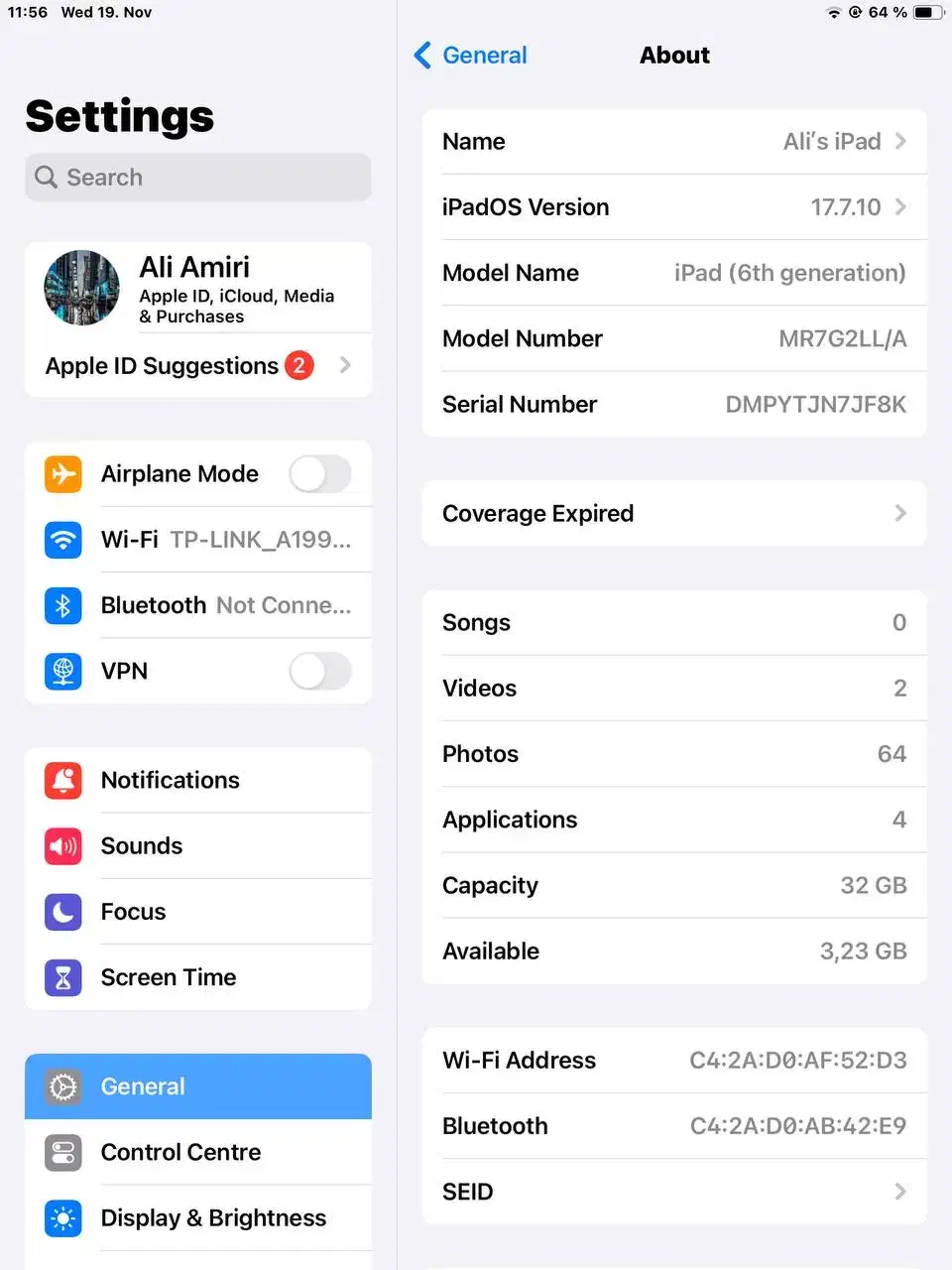 آیپد نسل شش در حد نو|تبلت|یزد, |دیوار