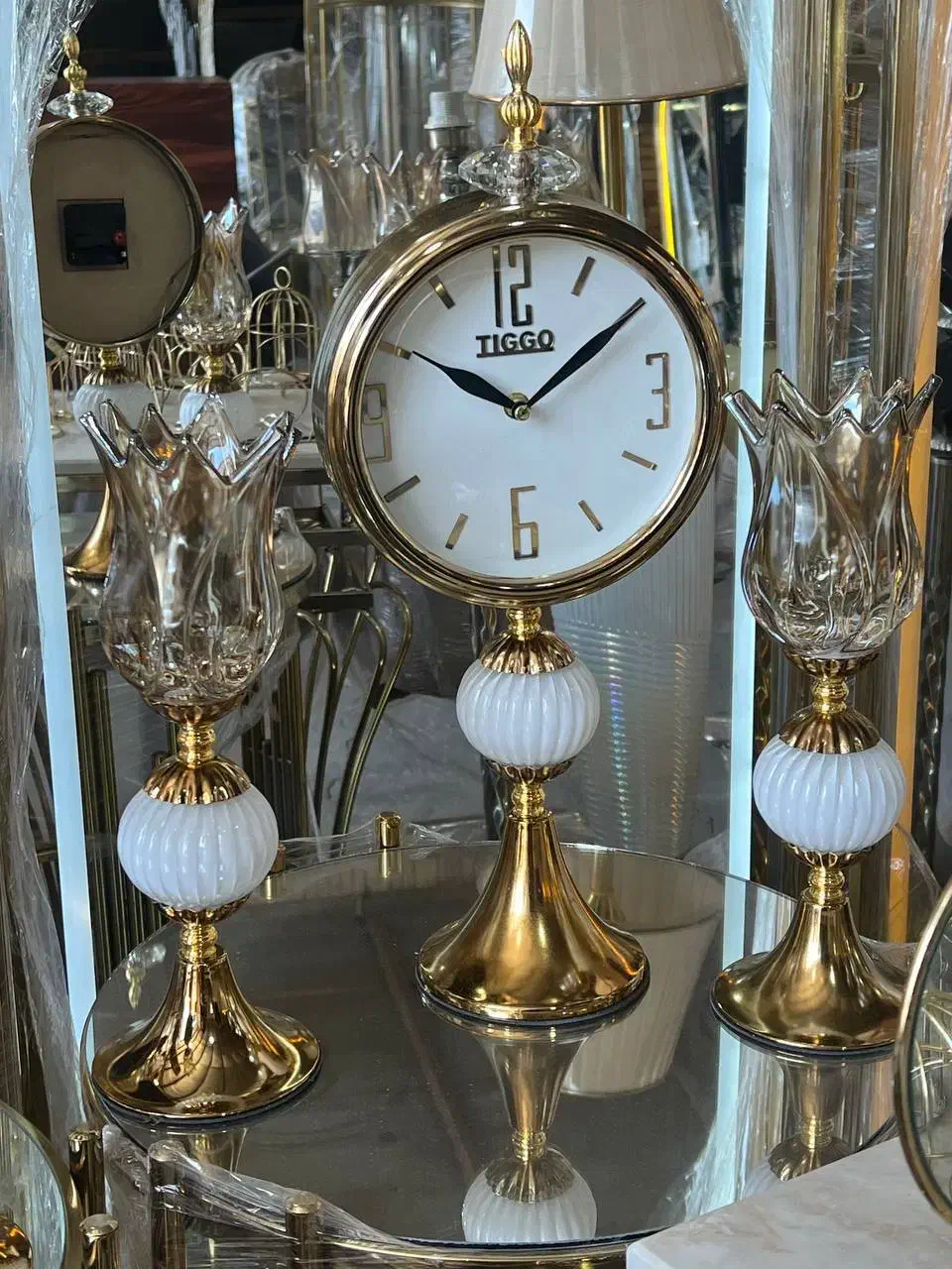 ست شمعدان و ساعت|ساعت دیواری و تزئینی|تبریز, |دیوار