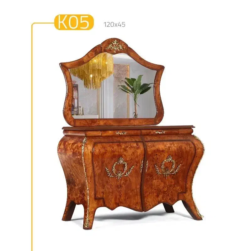 آینه وکنسول معرق سلطنتی|بوفه، ویترین، کنسول|تهران, علم و صنعت|دیوار