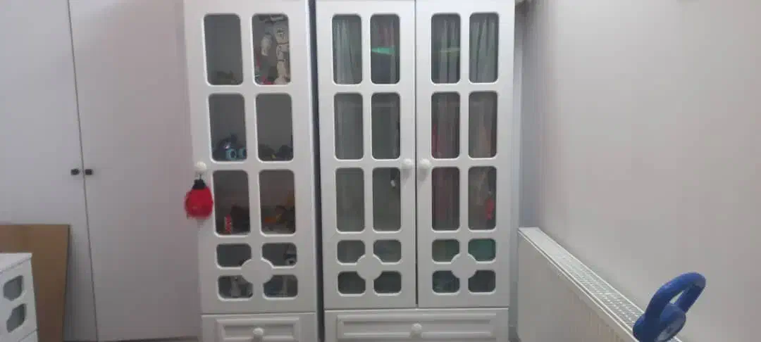 سرویس خواب دو منظوره نوزاد و نوجوان|تخت و صندلی بچه|کاشان, شهرک امیرالمومنین|دیوار