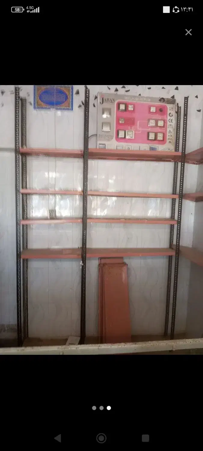 قفسه|کتابخانه، شلف، قفسه‌های دیواری|نیشابور, کوی حسینی|دیوار