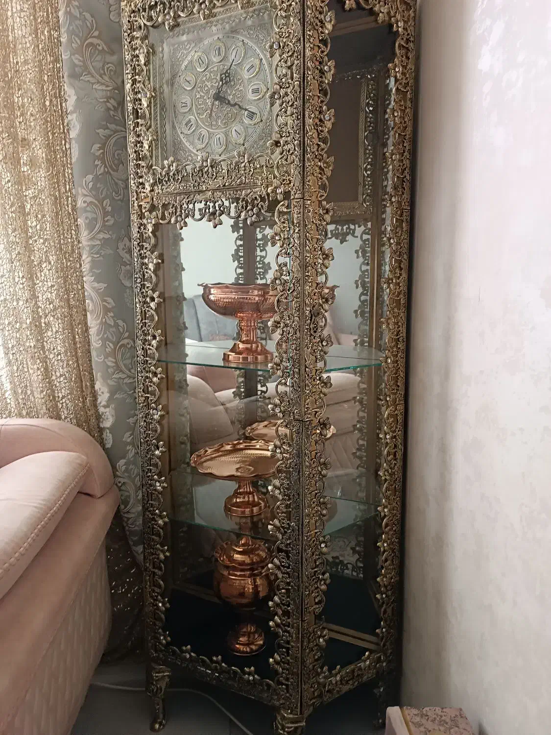 بوفه برنزی|بوفه، ویترین، کنسول|پرند, فاز ۶|دیوار