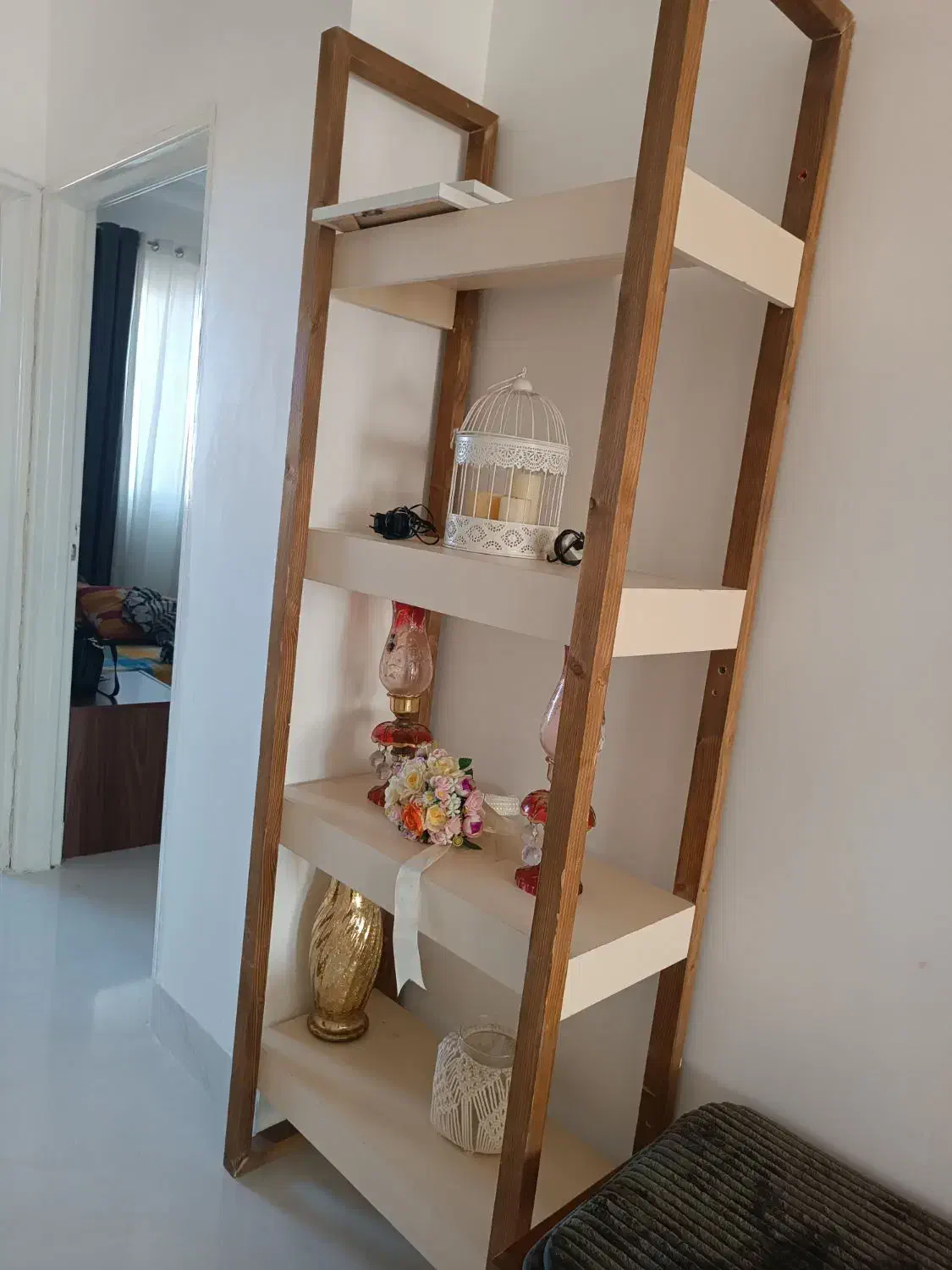 طبقه چوبی|کتابخانه، شلف، قفسههای دیواری|گرگان, |دیوار