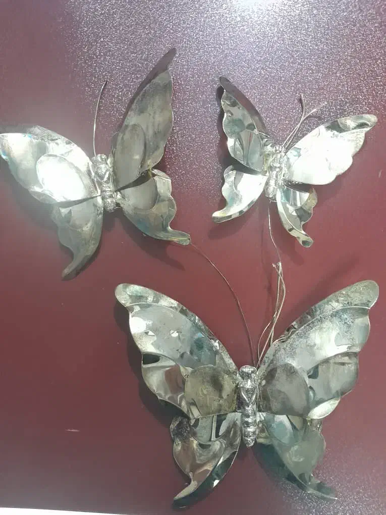 پروانه برنزی نو|ساعت دیواری و تزئینی|سهند, |دیوار