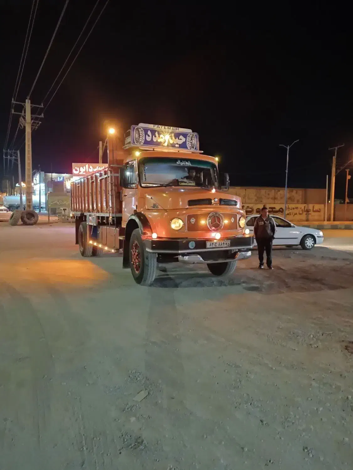 بنز تک باری|خودرو سنگین|رابر, |دیوار