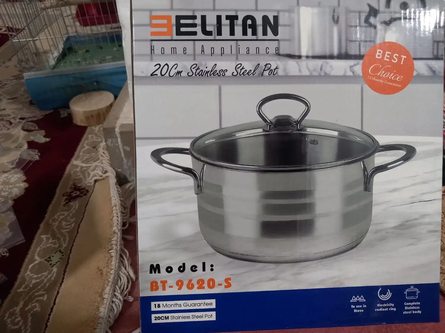 ست قابله 12 دوازده پارچه استیل اصل جنس خارجی|ظروف پختوپز|بم, |دیوار