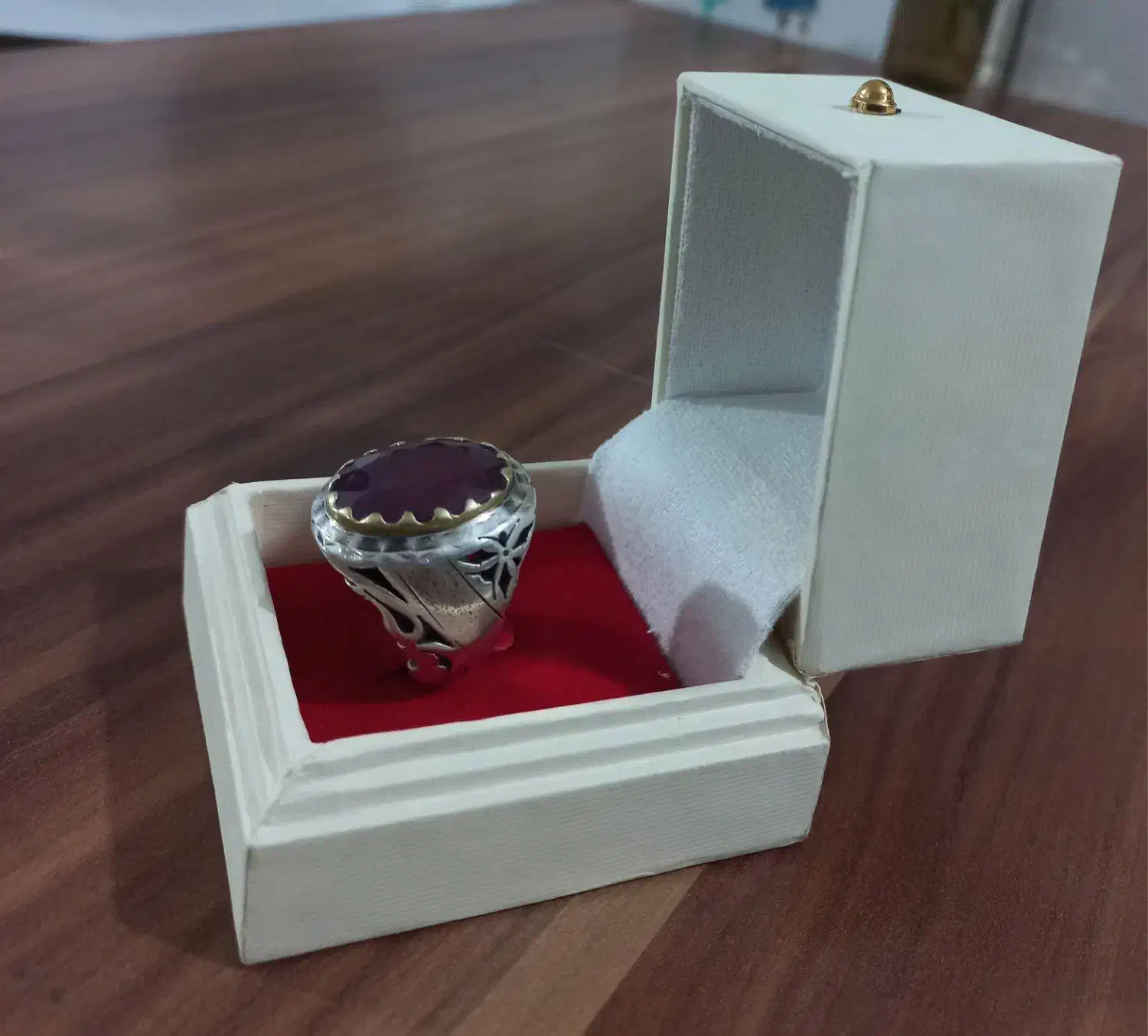 انگشتر یاقوت سرخ آفریقایی درشت|جواهرات|بجنورد, |دیوار