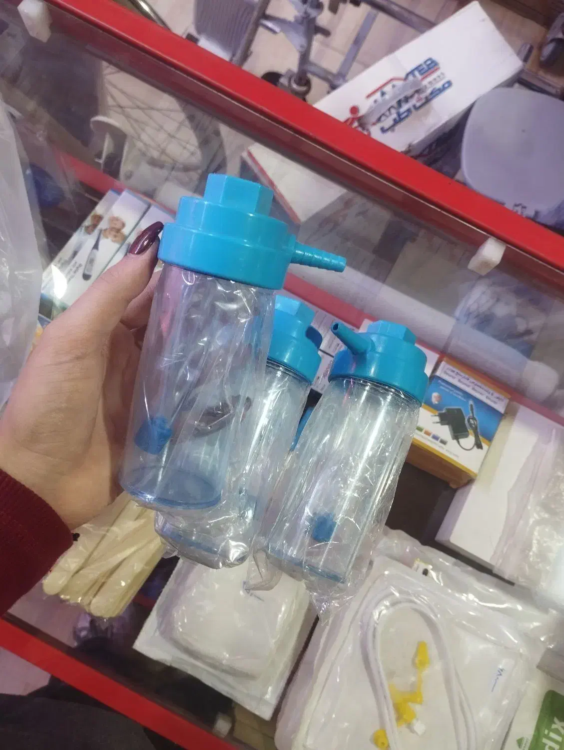 بطری مرطوب‌کننده اکسیژن(مانومتر)|آرایشی، بهداشتی، درمانی|آذرشهر, |دیوار