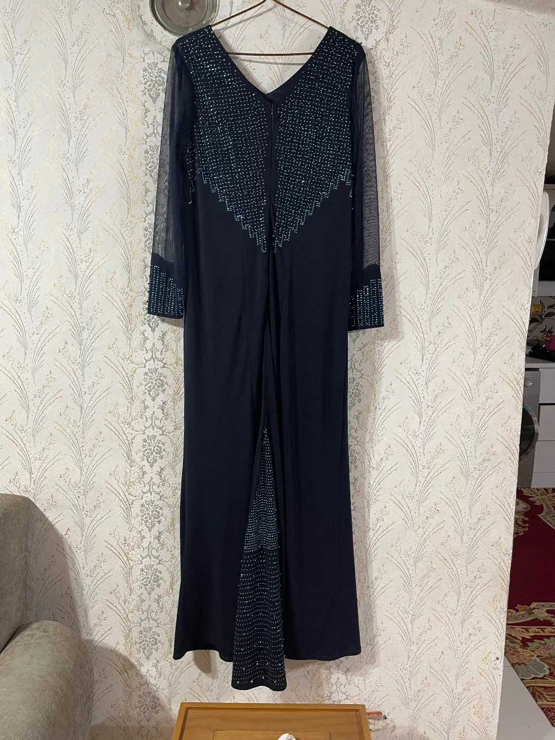 لباس مجلسی سرمه ای.. نو..|لباس|رامسر, |دیوار