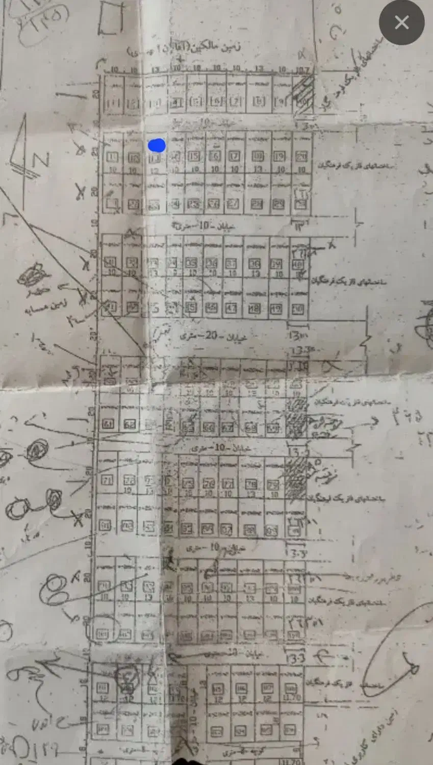 زمین بغل فرهنگیان فاز یک|فروش زمین و ملک کلنگی|ایوان, |دیوار