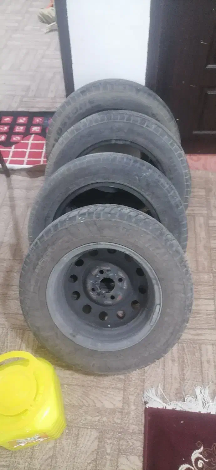 چهارعدد لاستیک در حد نو|قطعات یدکی و لوازم جانبی|باوی, |دیوار